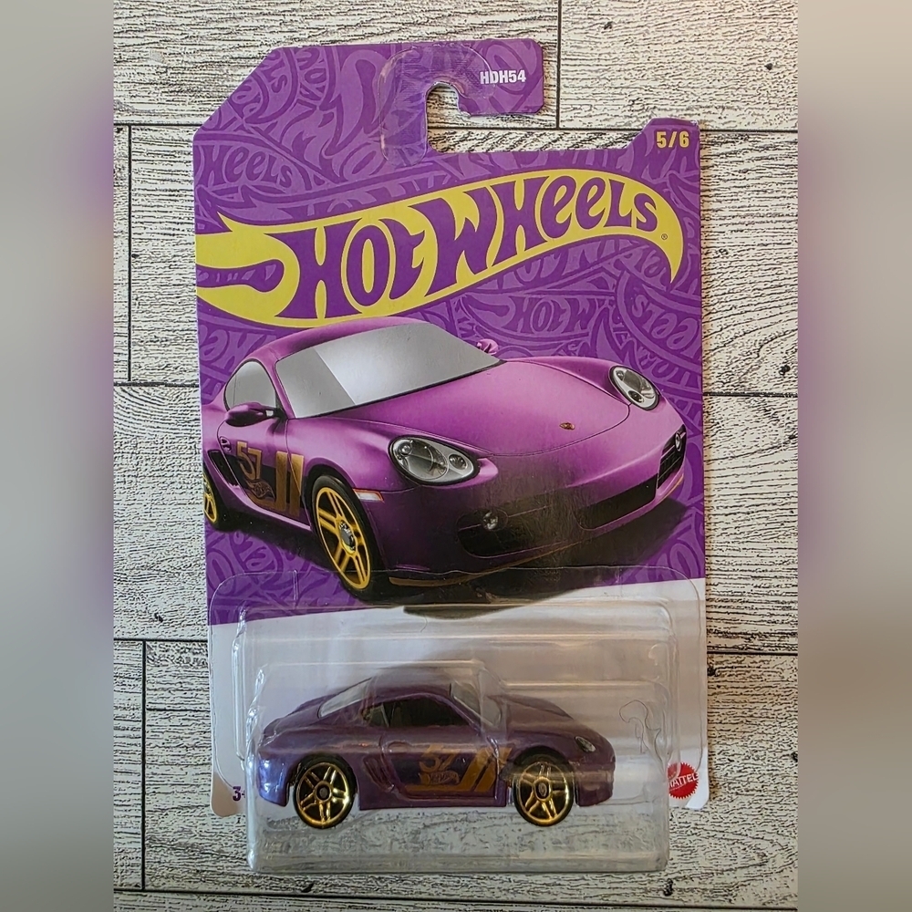 Mattel Hot Wheels Purple and Gold Sports Car